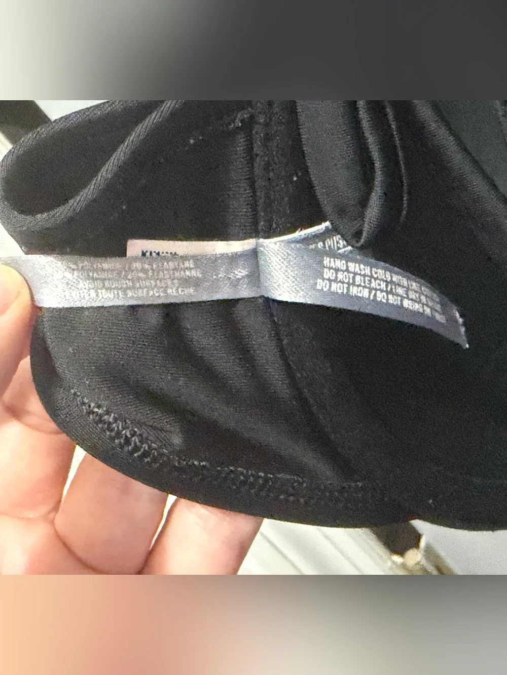 aerie Perker Push Up String Bikini Swim Top Underwire Women’s Size 36B Black - Picture 6 of 8